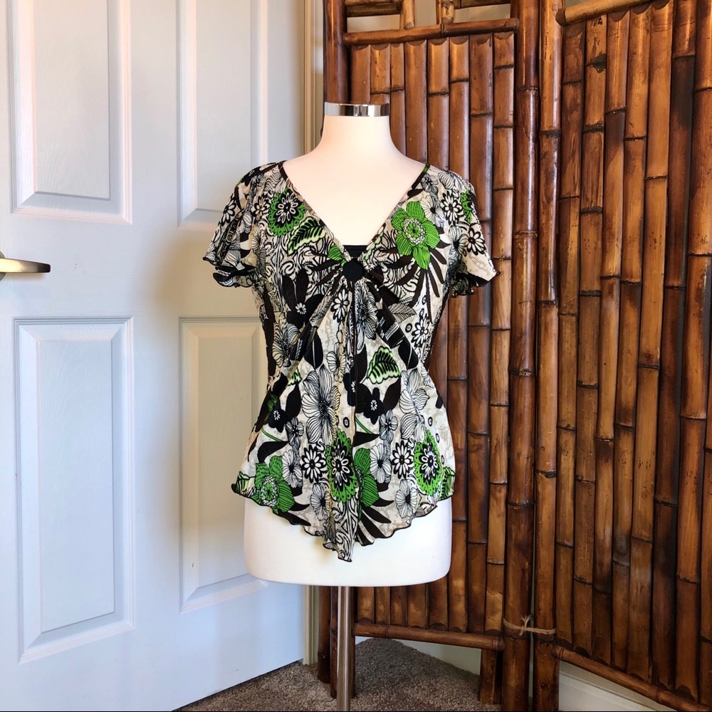 Cato Green Blouse size M